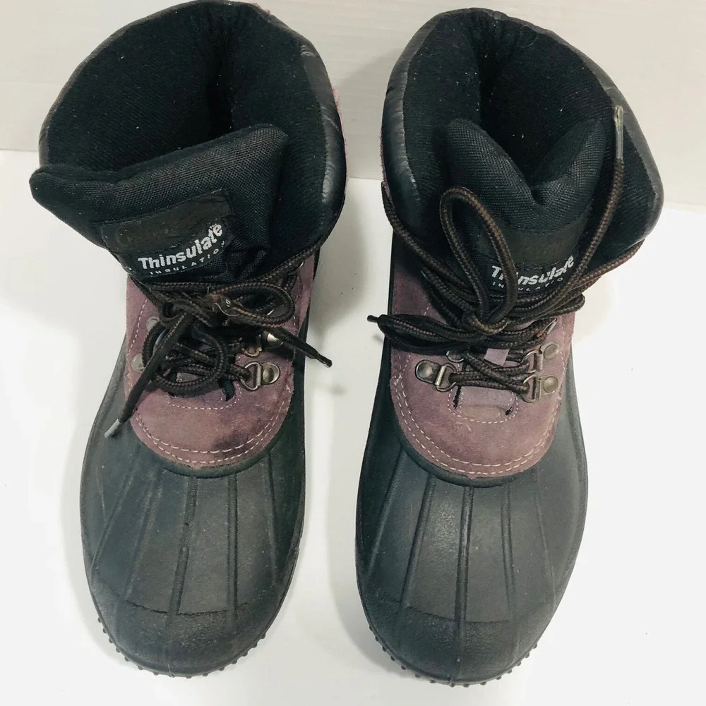 Coleman‎ Mens Work Boots Thinsulate Fairbanks Insulated Suede Hiking Chores 8